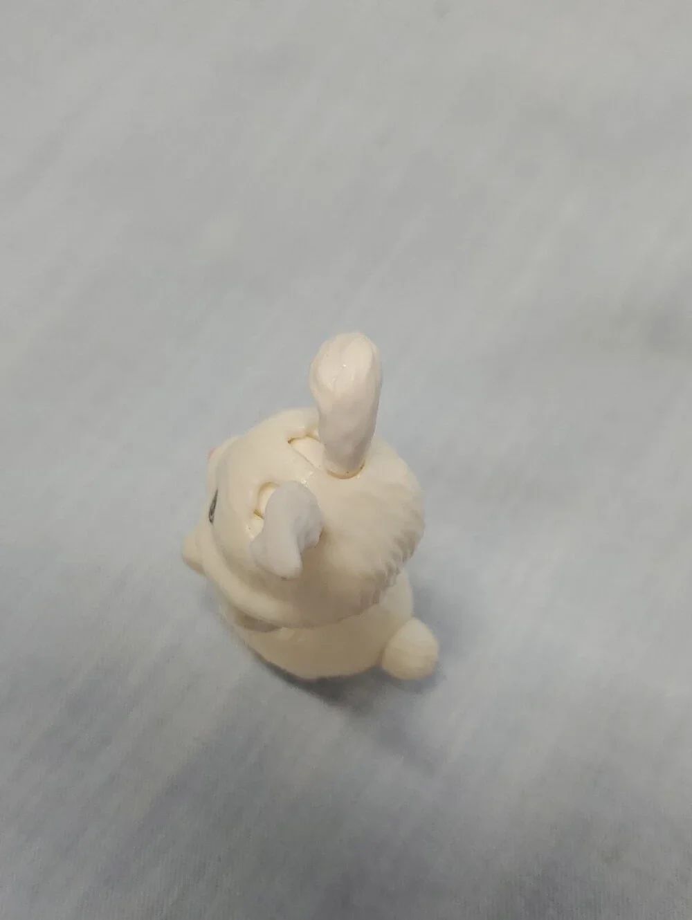 Barbie White Mini Bunny Pet Toy Figurine for Small Pets